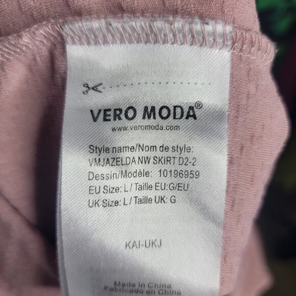 Vero Moda Pink Skirt Sz Large - Picture 7 of 9